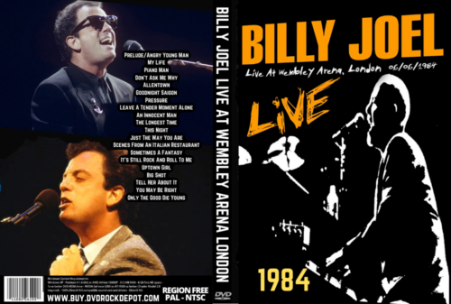 Billy Joel Live  At Wembley Arena, London 06-06-1984 DVD