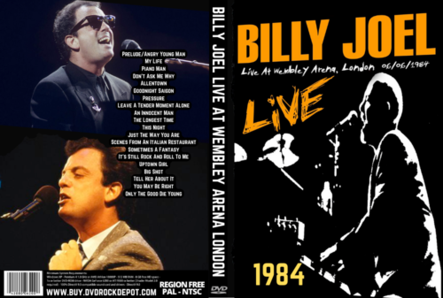 Billy Joel Live At Wembley Arena, London 06-06-1984 DVD | DVD Rock 