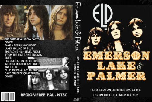 Emerson Lake And Palmer Pictures At An Exhibition Live At The