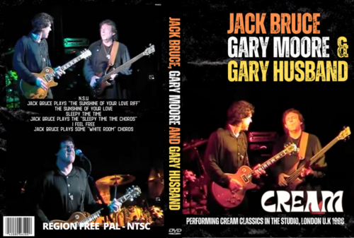Jack Bruce, Gary Moore and Gary Husband Performing Cream Classics In The studio, London U.K 1998 DVD