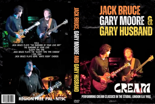 Jack Bruce, Gary Moore And Gary Husband Performing Cream Classics In The  Studio, London U.K 1998 DVD | DVD Rock Depot