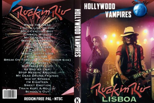 Hollywood Vampires Live In Rock In Rio Lisbon Portugal 2016 DVD