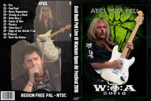 Axel Rudi Pell Live At Wacken Open Air Festival Germany 2016 DVD