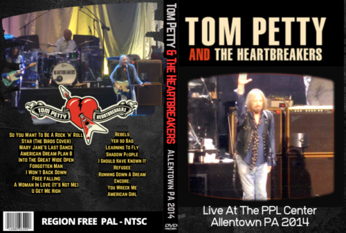 Tom Petty & The Heartbreakers Live At The PPL Center, Allentown PA. 09-16-2014 DVD