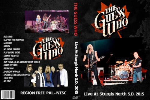 The Guess Who Live At Sturgis North S.D. 2015 DVD