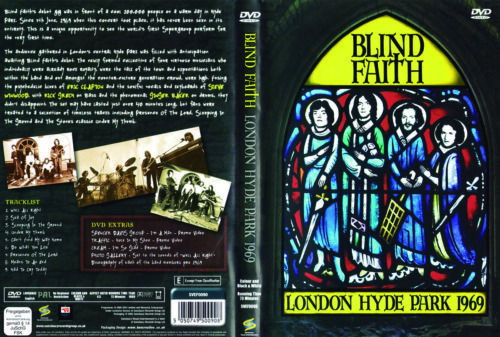 Blind Faith Live At The Hyde Park, London U.K. 1969 DVD
