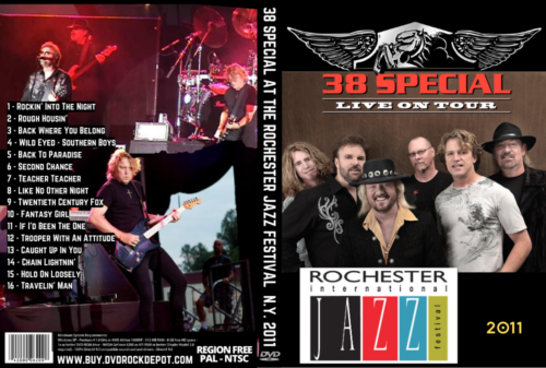 38 Special At The Rochester Jazz Festival Rochester N.Y. 06-18-2011 DVD