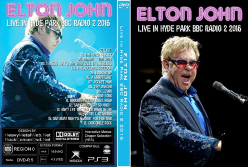 Elton John Live At BBC Radio 2, Hyde Park London U.K. 2016 DVD