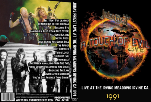 Judas Priest Live At The Irving Meadows Irvine CA 07-12-1991 DVD