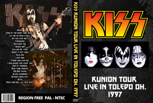 KISS Runion Tour Live In Toledo OH. 04-12-1997 DVD
