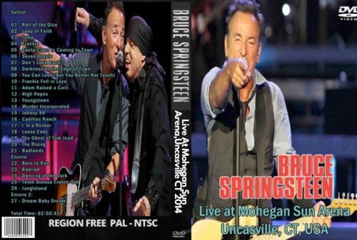 Bruce Springsteen Live At Mohegan Sun Arena, Uncasville CT. 05-18-2014 DVD