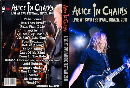 Alice In Chains Live At SWU Festival, Brazil 2011 DVD