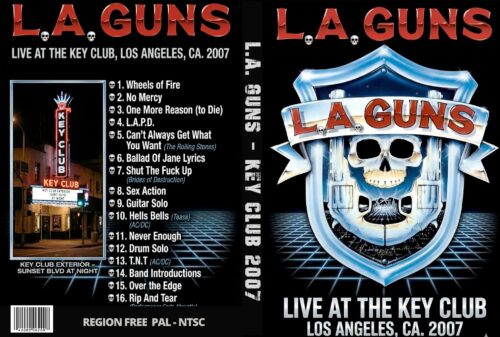 L.A. Guns Live At The Key Club Los Angeles CA. 2007 DVD