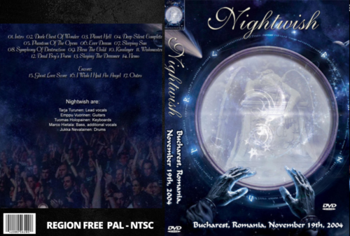 NIGHTWISH Live in Bucarest Romania 2004 DVD