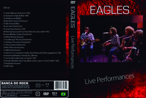 The EAGLES Various Live Performances DVD