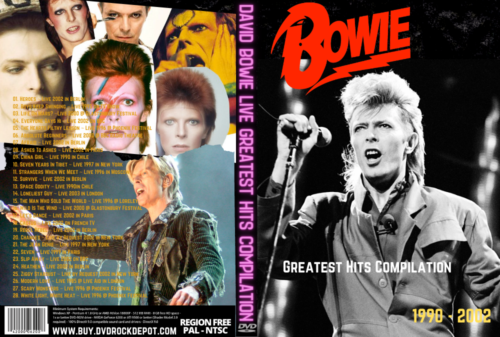 David Bowie Live Greatest Hits Compilation DVD