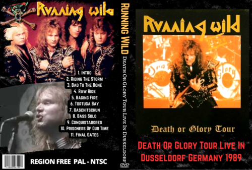 Running Wild Death Or Glory Tour Live In Dusseldorf, Germany 1989 DVD
