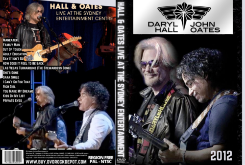 Hall & Oates Live At The Sydney Entertainment Centre Sydney Australia 2012 DVD