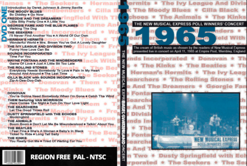 New Musical Express Poll Concert, Beatles, Rolling stones, Kinks, Animals And Many More, Wembley U.K. 1965 DVD