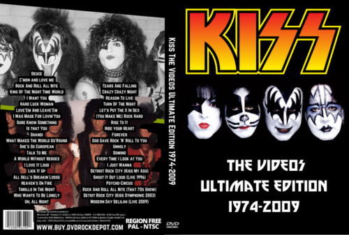 Kiss The Videos Ultimate Edition 1974-2009 DVD
