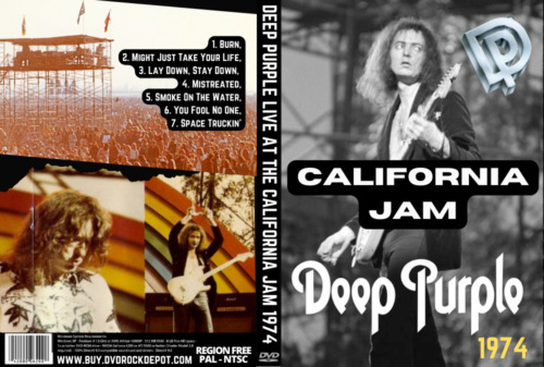 Deep Purple Live At The California Jam Festival, Ontario CA 1974 DVD