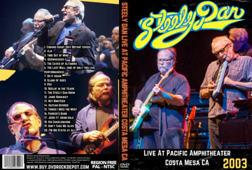 Steely Dan Live At Pacific Amphitheater Costa Mesa CA 07-23-2003 DVD