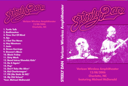 Steely Dan  Live In Charlotte, NC 08/12/2006 DVD