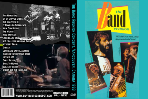 The Band Reunion Concert, Vancouver, Canada 1983 DVD