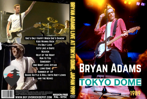 Bryan Adams Live At Tokyo Dome, Japan 1989 DVD