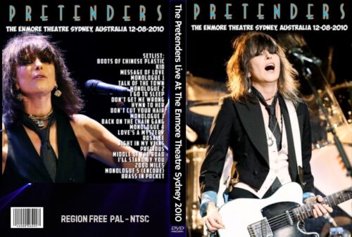 The Pretenders Live At The Enmore Theatre Siidney Australia 12-08-2010 DVD