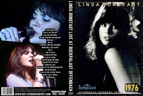 Linda Ronstadt Live At Rockpalast Offenbach Germany 1976 DVD