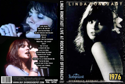 Linda Ronstadt Live At Rockpalast Offenbach Germany 1976 DVD | DVD 