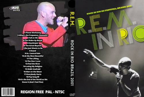 R.E.M. Live At The Rock In Rio III Festival, Brazil 01/13/2001 DVD