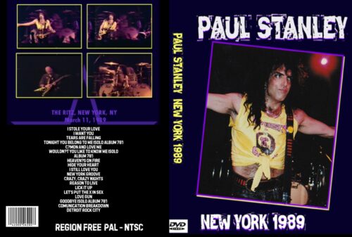 PAUL STANLEY Live One Stand Night 1989 DVD