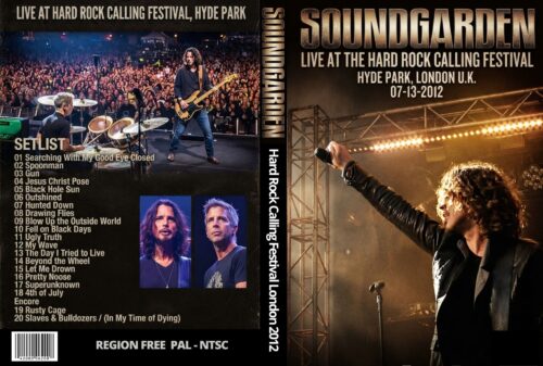Soundgarden Live At the Hardrock Calling Festival, Hyde Park London U.K. 07-13-2012 DVD