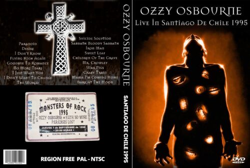 OZZY OSBOURNE Live At Monsters Of Rock Festival, Chile 1995 DVD