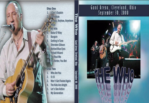 The Who Live At The Gund Arena, Cleveland OH 09-30-2000 DVD