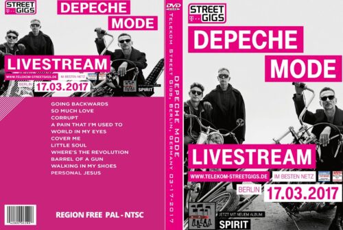 Depeche Mode Live AtTelekom Street Gigs, Berlin, Germany 03-17-2017 DVD