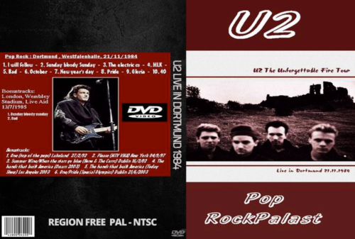 U2 Live At Rockpop In Concert, Dortmund Germany 1984 DVD