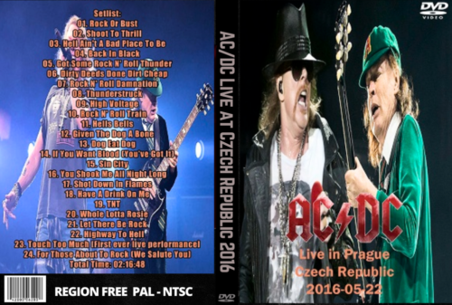 Ac/Dc With Axl rose Live At The Letnany Airport, Prague, Czech Republic 05/22/2016 DVD
