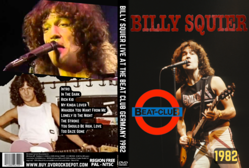 BILLY SQUIER Live At The Beat Club Germany 1982 DVD