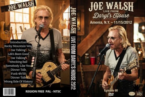 Joe Walsh At Daryl's House, Armenia N.Y. 11/15/2012 DVD