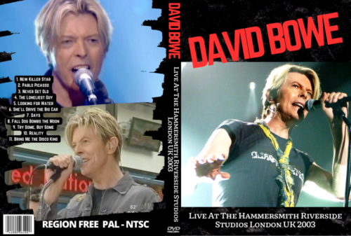 David Bowie Live At The Hammersmith Riverside Studios, London U.K 2003 DVD
