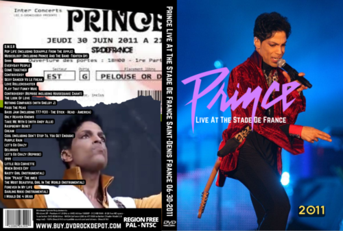 Prince Live At The Stade De France Saint-Denis France 06-30-2011 DVD