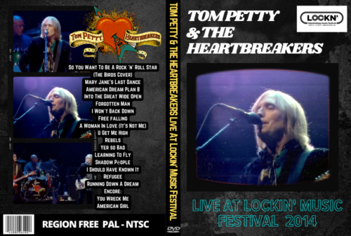 Tom Petty & The Heartbreakers Live At Lockin' Music Festival, Arrington VA. 09-06-2014 DVD