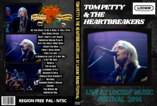 Tom Petty & The Heartbreakers Live At Lockin' Music Festival, Arrington VA.  09-06-2014 DVD | DVD Rock Depot