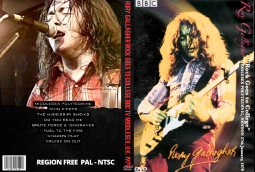 Rory Gallagher Rock Goes To College BBC TV Middlesex, U.K. 1979