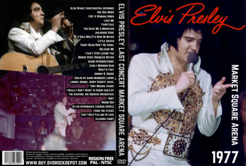 Elvis Presley Last Concert, Market Square Arena, Indianapolis IN. 06-20-1977 DVD