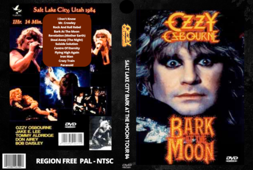 OZZY OSBOURNE Live in Salt Lake City UT. 1984 DVD