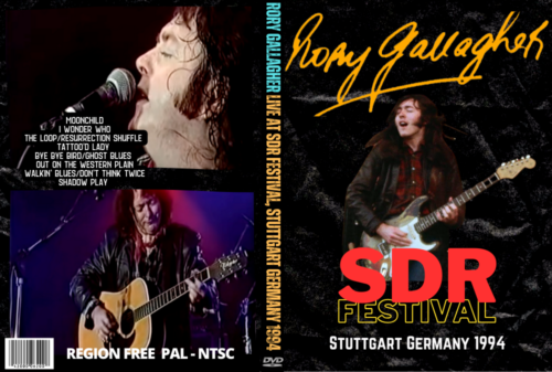 Rory Gallagher Live At SDR Festival, Stuttgart Germany 1994 DVD